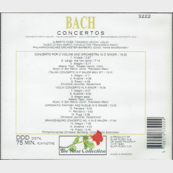 Rose Collection 3222CD - Bach - Concertos (1990)