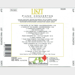 Rose Collection 3226CD - Liszt - Piano Concertos (1990)