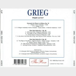 Rose Collection (44103CD) - Grieg Peer Gynt (1998)