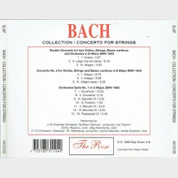 Rose Collection (44131CD) - Bach Collection Concerto For Strings (1998)
