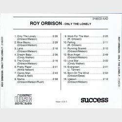 Roy Orbison - Only The Lonely (1991)