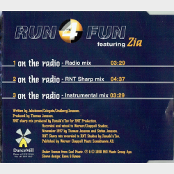 Run 4 Fun ft. Zia Lindberg - On The Radio (1998)