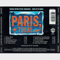 Ry Cooder Soundtrack - Paris, Texas (1985)