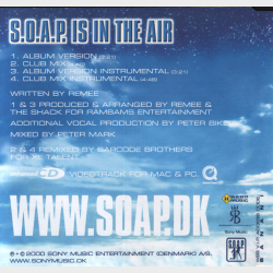 S.O.A.P. - S.O.A.P. Is In The Air (2000) (Limited Video Edition)