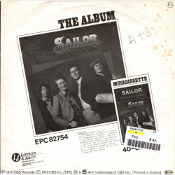 Sailor - All I Need Is A Girl