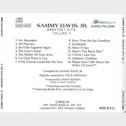 Sammy Davis Jr. - Greatest Hits Vol II (1990)