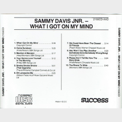 Sammy Davis Jr. - What I've Got In Mind (1993) (Success 2155CD)