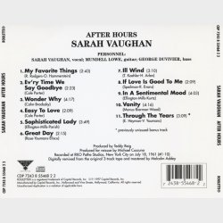 Sarah Vaughan - After Hours (1997)