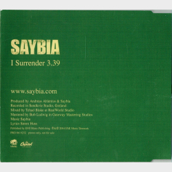 Saybia - I Surrender (2004)