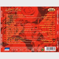 Schlager Der Liebe - Die Sch&ouml;nsten Liebeslieder CD2