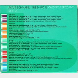 Schnabel Maestro Espressivo Vol 2 (2001