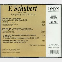ONYX (66392) - Schubert - Symphony No. 5 &amp; No. 8