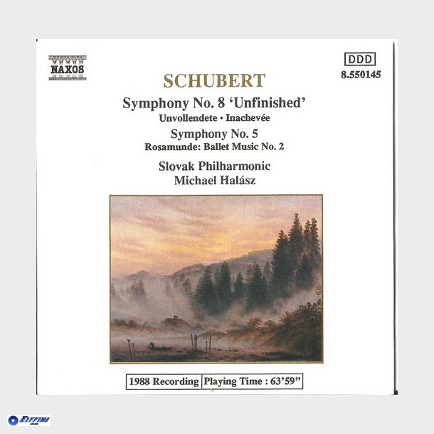 Schubert - Symphony No. 8, Symphony No. 5, Roasmunde (1989) - NY