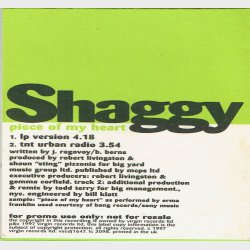 Shaggy ft. Marsha - Piece Of My Heart (1997)