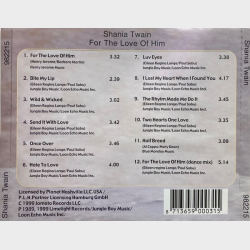 Shania Twain - For The Love Of Him (2001)