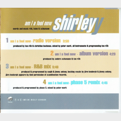 Shirley - Am I A Fool Now (1997) (Promo)