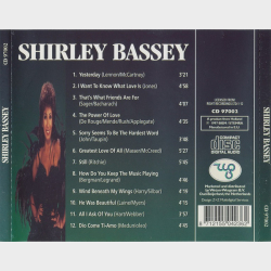 Shirley Bassey - Shirley Bassey (1997)