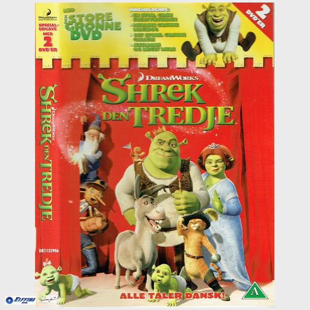 Shrek 3 - Den Tredje + Den Store Grnne DVD (2007)