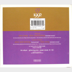Simple Minds - Love Song, Alive And Kicking (1992) (Digi)