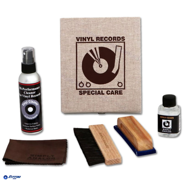 Simply Analog Luksus Rengringsst i Brun Linen Boks