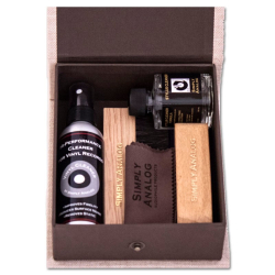 Simply Analog Luksus Rengringsst i Brun Linen Boks