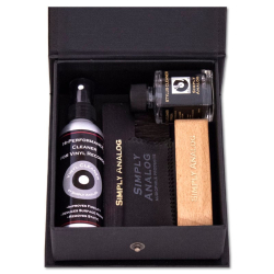 Simply Analog Luksus Rengringsst i Sort Lder Boks