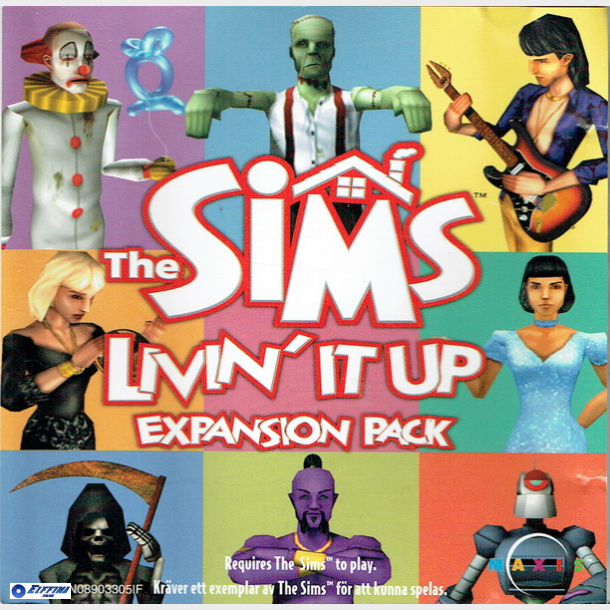 Sims - Livin' It Up (Exp. Pack) (Jewel)