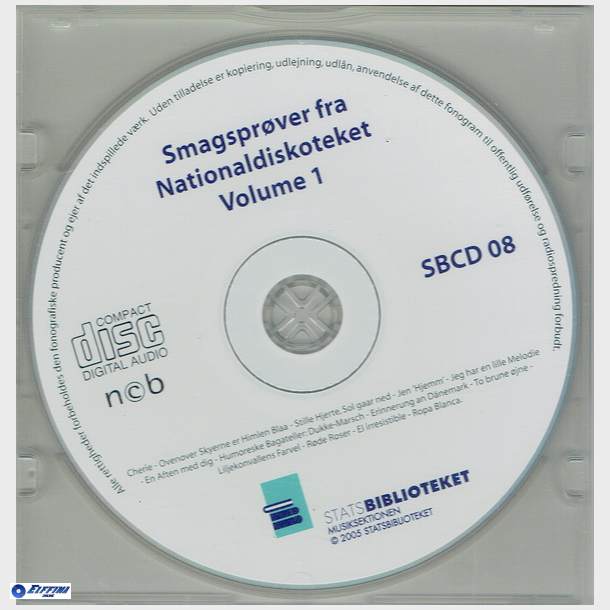 Smagsprver Fra Nationaldiskoteket Volume 1 (2005)