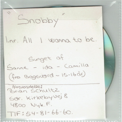 Snobby - All I Wanna To Be (Promo)