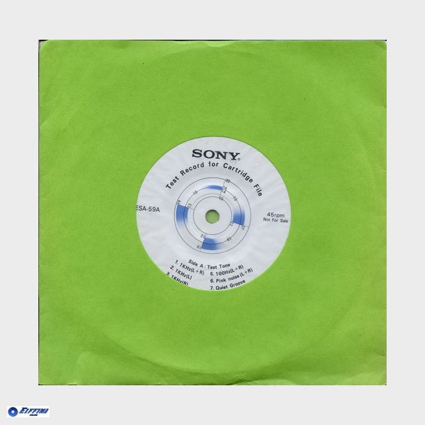 Sony - Test Record For Cartridge File