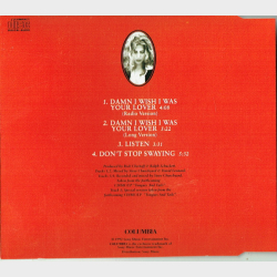 Sophie B. Hawkins - Damn I Wish I Was Your Lover (1992) (4 Track)