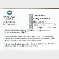 Sounds, The - Living In America (2002)