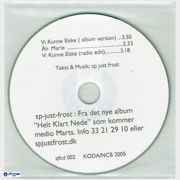 Sp-Just-Frost - Vi Kunne Elske (2005) (Promo)