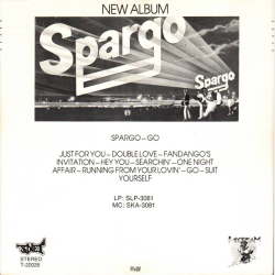 Spargo - Just For You (1981)
