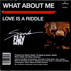 Speak Easy - What About Me (1990)