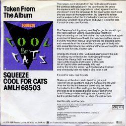 Squeeze - Cool For Cats (1979)