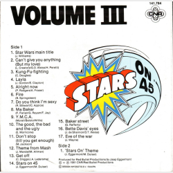 Stars On 45 - Volume III More Stars (1981)