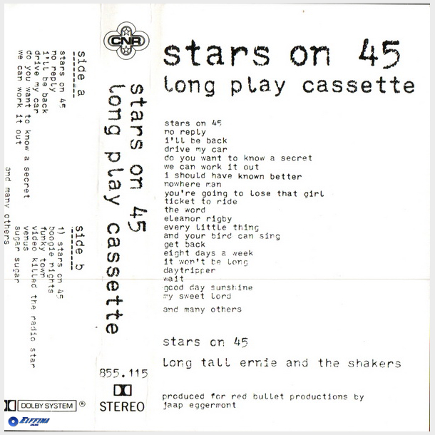 Stars On 45 Long Play Cassette