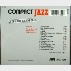 Stephane Grappelli - Stephane Grappelli (Compact Jazz) (1987)