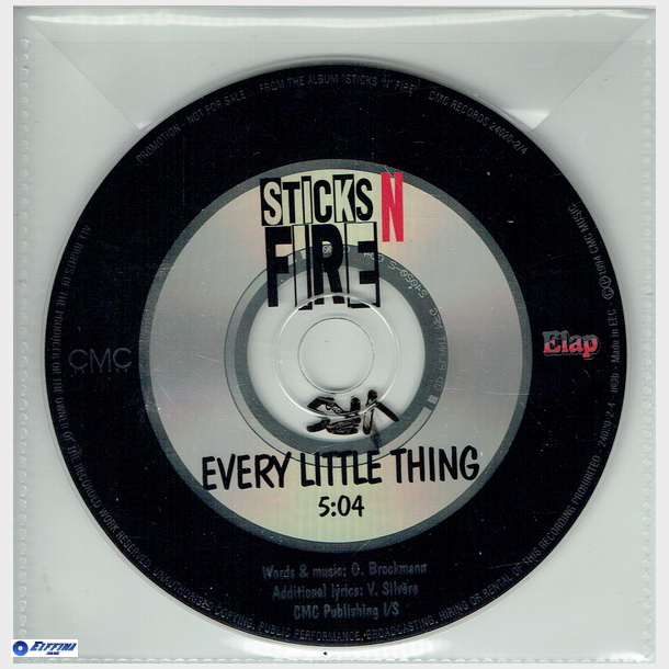 Sticks 'n' Fire - Every Little Thing (1994) (Promo)