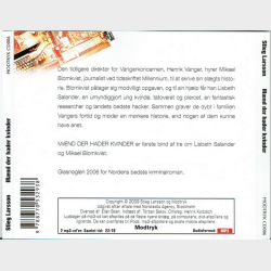 Stieg Larsson - Mnd Der Hader Kvinder (2009)