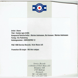 Storm - Verden Igen (1998) (Service Records) (Promo)