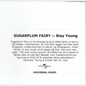 Sugarplum Fairy - Stay Young (2004) (Promo)