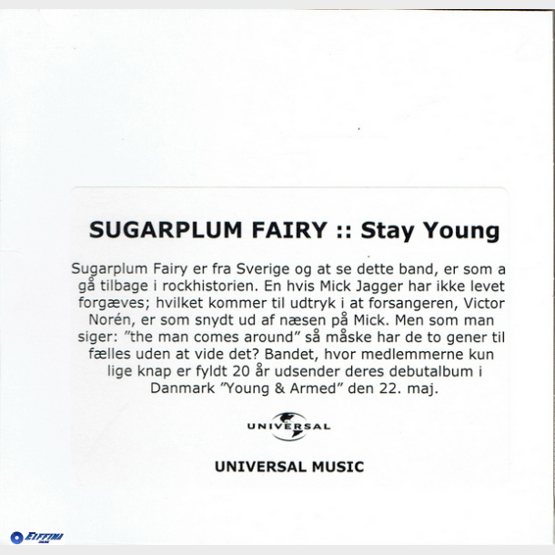 Sugarplum Fairy - Stay Young (2004) (Promo)