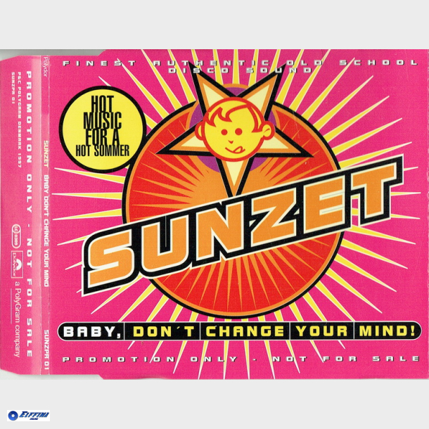 Sunzet - Baby Don't Change Your Mind (1997) (Promo) (Slim)