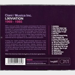 Suzanne Ciani - Lixiviation (Ciani, Musica Inc. 1969-1985) (2012)