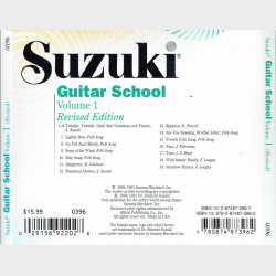 Suzuki Guitar School Volume 1 (Revised Edition) (1999) (Jewel)