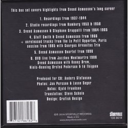 Svend Asmussen - The Incomparable Fiddler Svend Asmussen (100 Years) (2016) - Boks