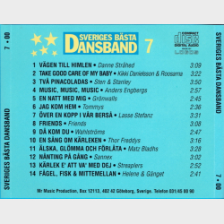 Sveriges B&auml;sta Dansband 2000-07 (2000)