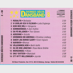 Sveriges B&auml;sta Dansband 2000-08 (2000)